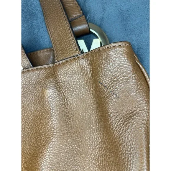 Michael Kors Fulton Large Leather East West Tote Bag luggage color - Picture 7 of 16